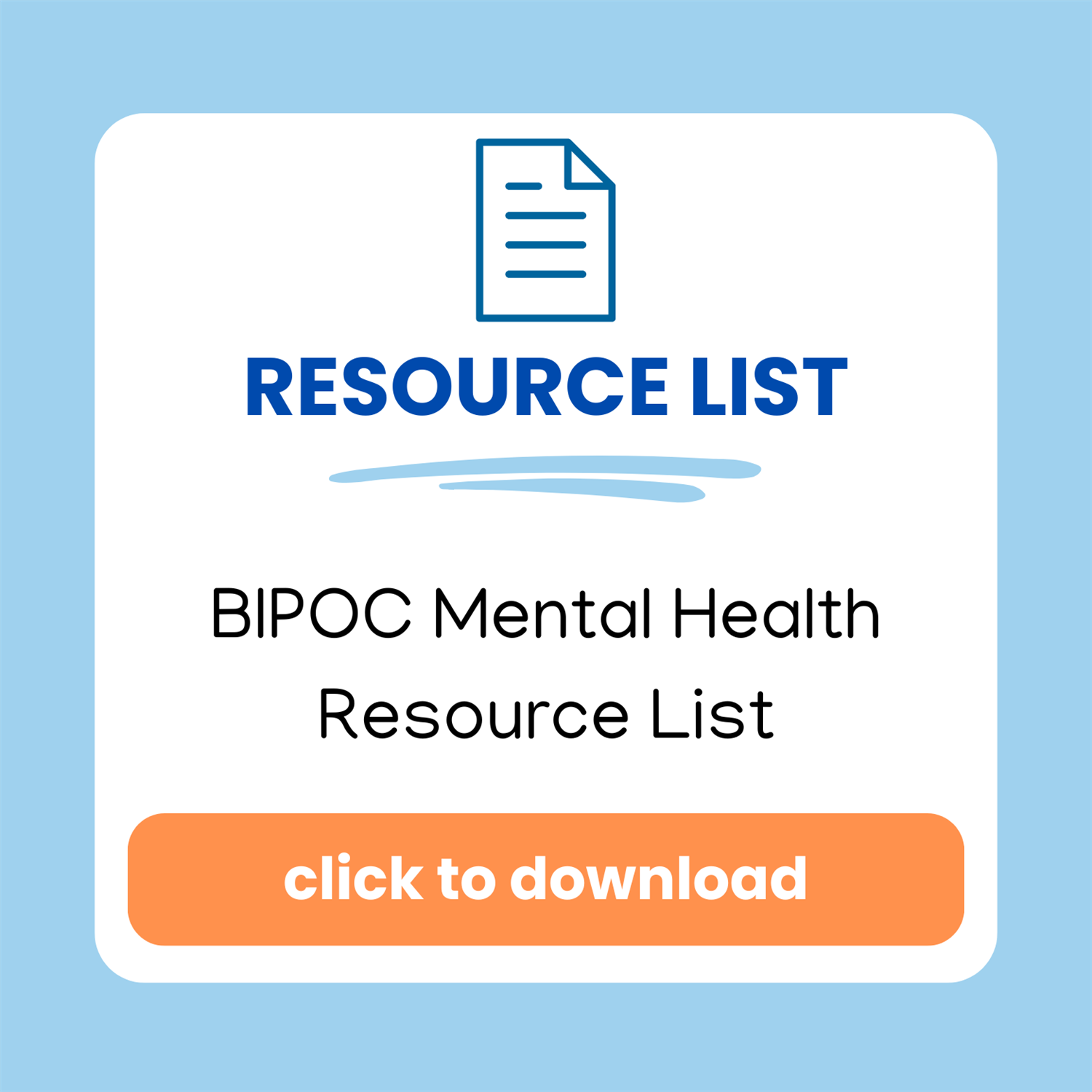 July Resource List